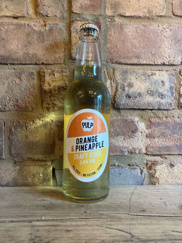 Pulp orange and pineapple